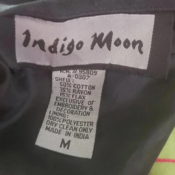 Boho Vintage Gypsy Festival Artisy Embroidered Art To Wear Multicolored Jacket - Picture 3 of 4